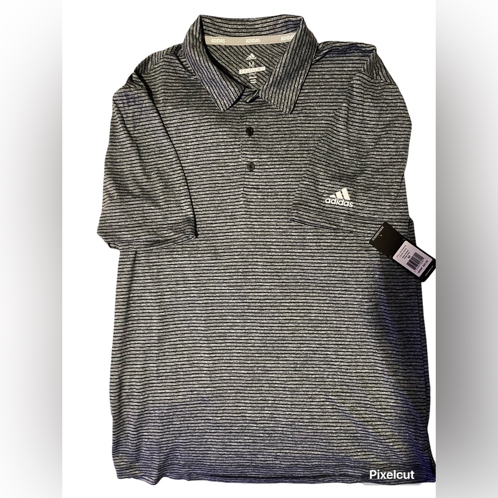 NWT Men’s Adidas Feeder Stripe Polo